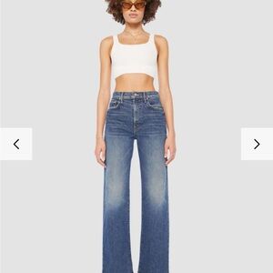 NWT Mother Lasso Sneak Jeans